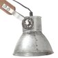 vidaXL sienas lampa, industriāls stils, sudrabaina, apaļa, E27 cena un informācija | Sienas lampas | 220.lv