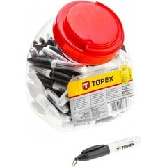 Topex permanentais marķieris, melns 95 mm (14A895) cena un informācija | Rokas instrumenti | 220.lv
