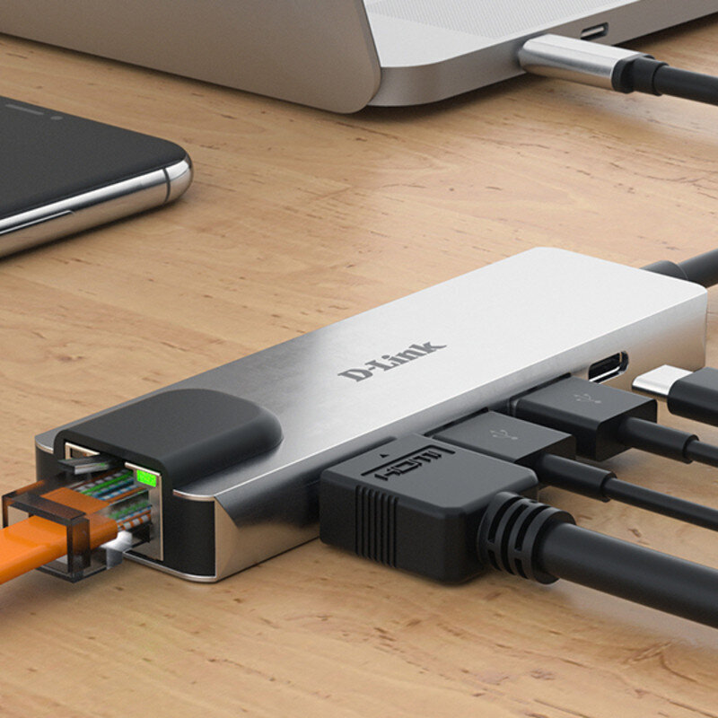 D-Link USB C - HDMI centrmezgls цена и информация | Adapteri un USB centrmezgli | 220.lv