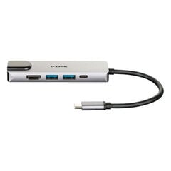 D-Link USB C - Концентратор HDMI цена и информация | Адаптеры и USB разветвители | 220.lv