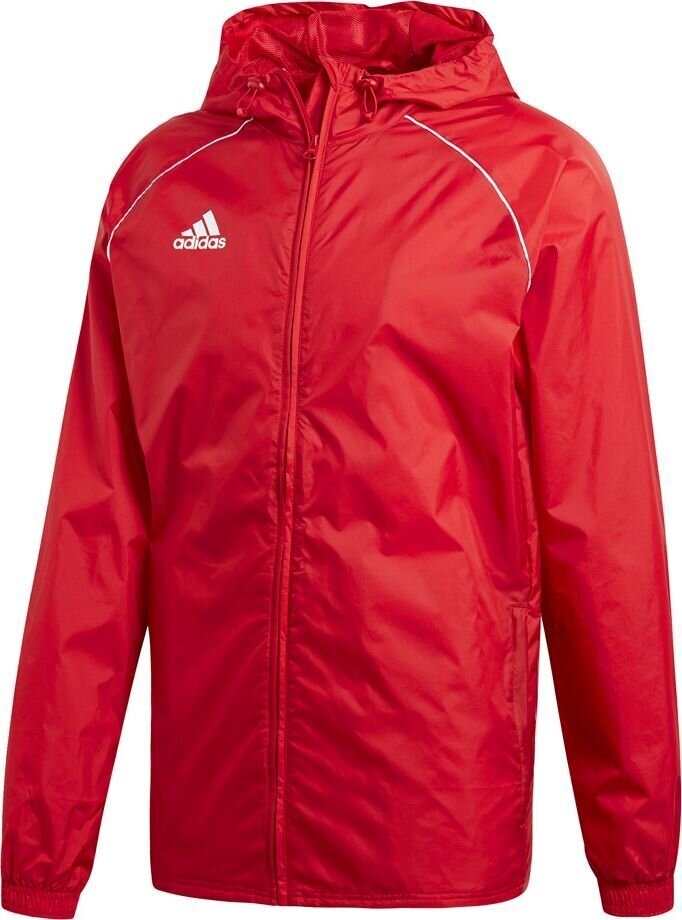 Vīriešu jaka, Adidas Core 18 Rn Jacket Red CV3695 цена и информация | Vīriešu virsjakas | 220.lv