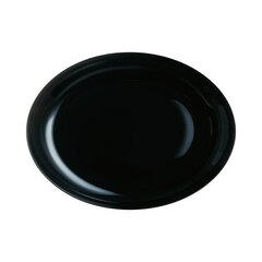 Тарелка Luminarc Diwali, 33 x 25 см, черная цена и информация | Посуда, тарелки, обеденные сервизы | 220.lv
