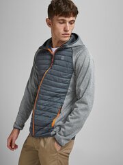 Мужская куртка JACK & JONES 12182242*03, тёмно-серая цена и информация | Мужские толстовки | 220.lv