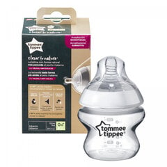 Бутылочка для кормления Tommee Tippee 150мл 42241076 42240076 цена и информация | Бутылочки и аксессуары | 220.lv