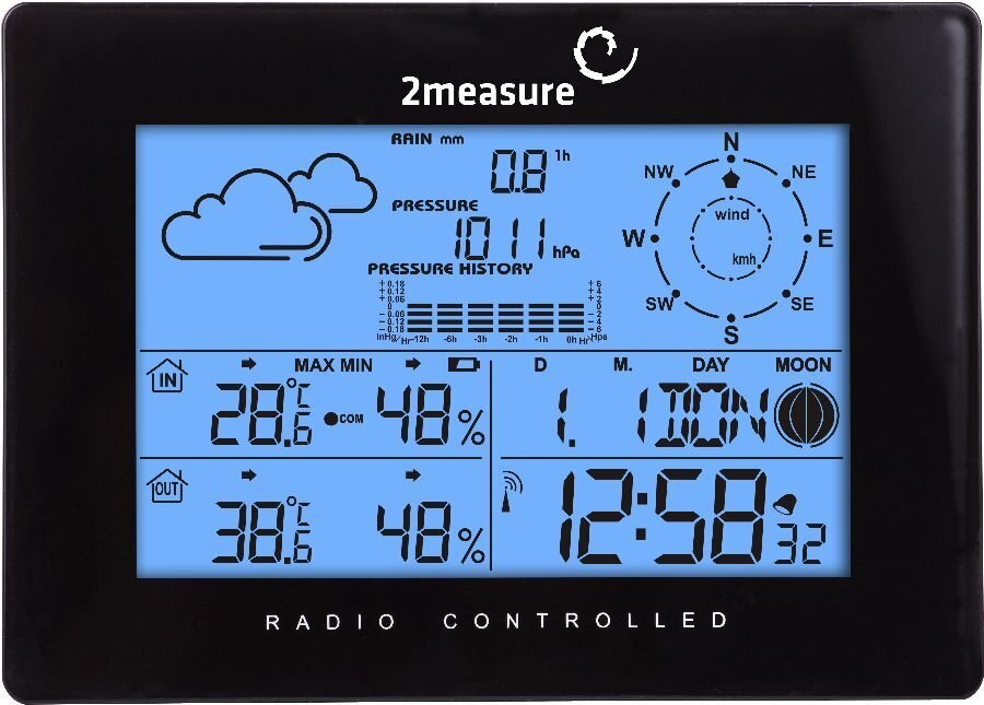 Meteoroloģiskā stacija Soens 270208 cena un informācija | Meteostacijas, āra termometri | 220.lv