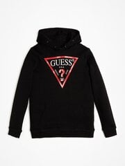 Толстовка для мальчика Guess L92Q09*JBLK, черная/красная цена и информация | Свитеры, жилетки, пиджаки для мальчиков | 220.lv