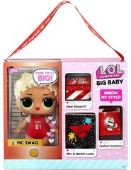 Кукла LOL Surprise! Big Baby MC SWAG (28 cm) цена и информация | Игрушки для девочек | 220.lv