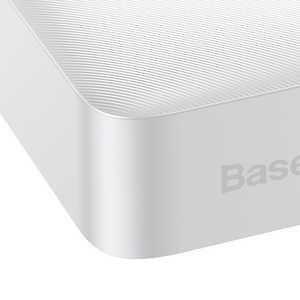 Baseus Power Bank 20000mAh Bipow - 2xUSB + C tips - PD 3.0 QC 3.0 15W, balts cena un informācija | Lādētāji-akumulatori (Power bank) | 220.lv