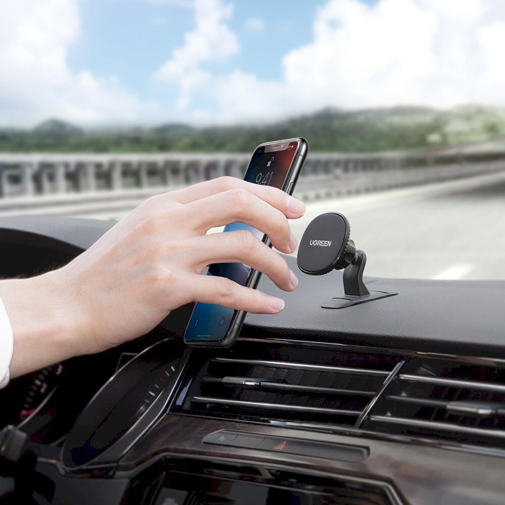Ugreen Magnetic Car Phone Holder Adhesive for Dashboard Black (LP292) cena un informācija | Auto turētāji | 220.lv