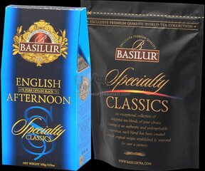 Melnā tēja Basilur"SPECIALTY CLASSICS" ENGLISH AFTERNOON 100g. (karton) cena un informācija | Tēja | 220.lv