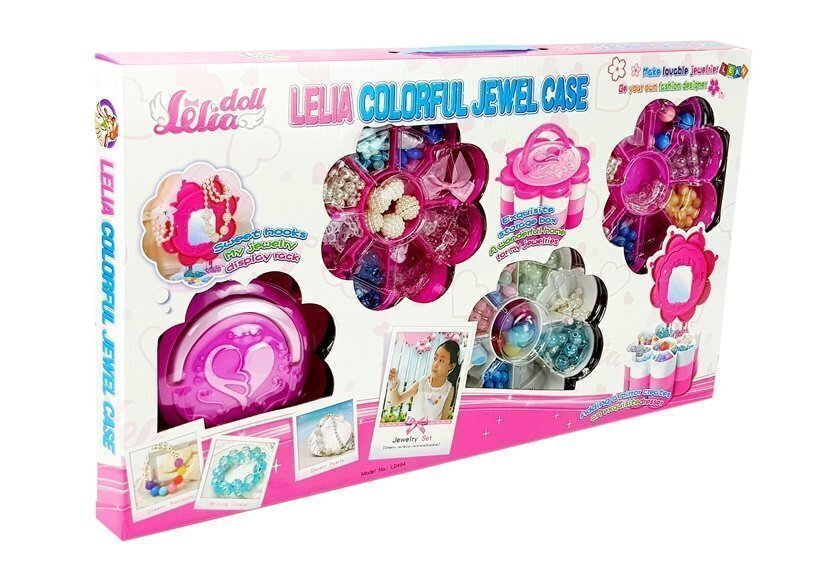 DIY juvelierizstrādājumu krelles komplekts ar kastīti цена и информация | Rotaļlietas meitenēm | 220.lv