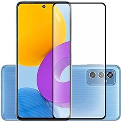 Aizsargstikliņš HARD Full Glue 5D priekš Samsung Galaxy M52 5G, melns cena un informācija | Ekrāna aizsargstikli | 220.lv