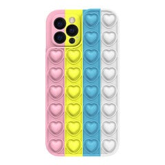 Heart Pop It vāciņš iPhone 7 / 8 / SE 2020, dažādu krāsu цена и информация | Чехлы для телефонов | 220.lv
