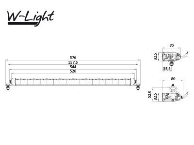 Tālo gaismu W-light Impulse II 90W 10-32V 7560lm Ref.37.5 R112 R10 цена и информация | Automašīnu spoguļi, restes, lukturi | 220.lv