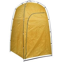 Dušas telts vidaXL, dzeltena цена и информация | Палатки | 220.lv