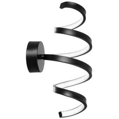 Sienas LED lampa Spring, Black matt cena un informācija | Sienas lampas | 220.lv