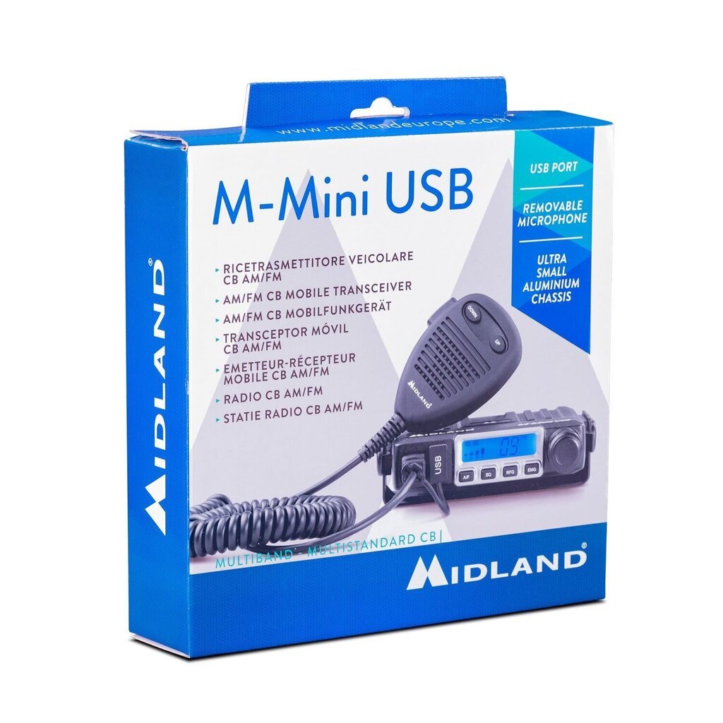 Midland M-Mini USB CB retranslators AM/FM цена и информация | Rācijas | 220.lv