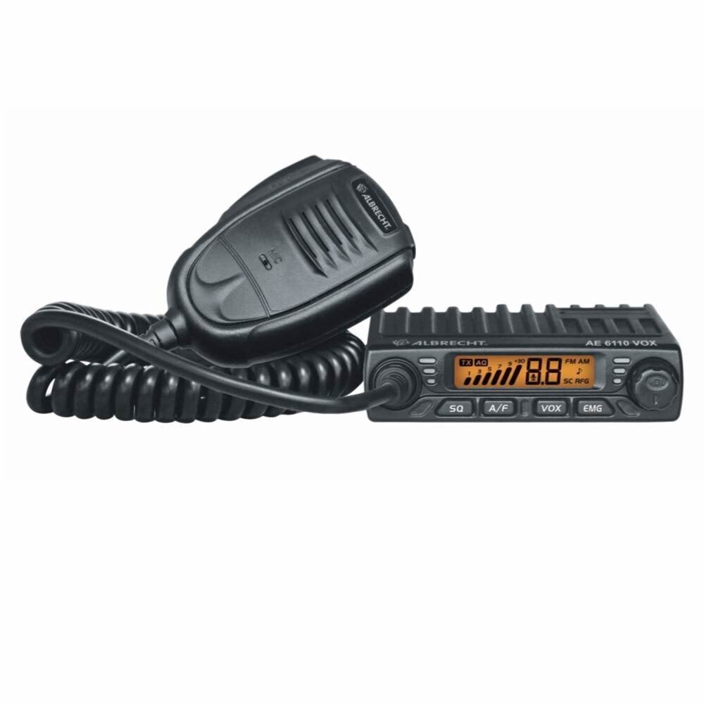 ALBRECHT AE 6110 VOX + CLP Mini CB Mini CB Mobile radio cena un informācija | Rācijas | 220.lv