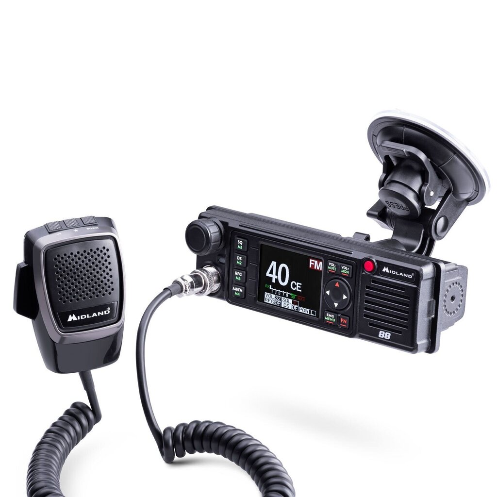 Midland 88 mobilais retranslators CB 27MHz AM/FM, 12/24V цена и информация | Rācijas | 220.lv