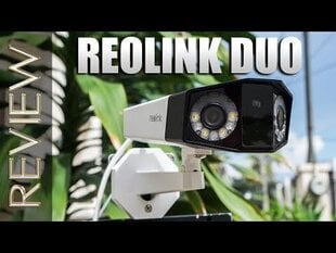 Reolink Duo PoE viedā 2K PoE kamera ar diviem objektīviem, personas/braukšanas līdzekļa noteikšana cena un informācija | Novērošanas kameras | 220.lv