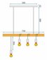Piekaramā lampa Line 4 cena un informācija | Piekaramās lampas | 220.lv