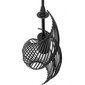 Piekaramā lampa Wind, Black cena un informācija | Lustras | 220.lv