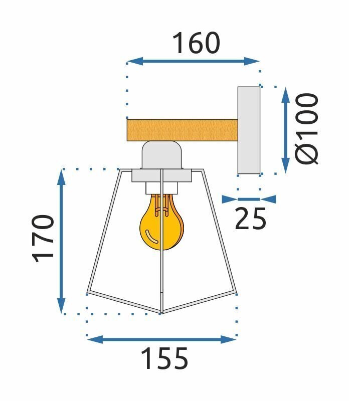 Sienas lampa Line 1 cena un informācija | Sienas lampas | 220.lv