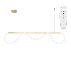 Piekarināma LED lampa ar tālvadības pulti Long B, Gold цена и информация | Люстры | 220.lv