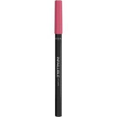 Lūpu zīmulis L'Oreal Infaillible, 102 - Darling Pink cena un informācija | Lūpu krāsas, balzāmi, spīdumi, vazelīns | 220.lv