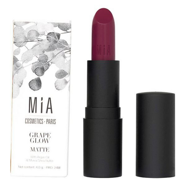 Lūpu krāsa Mia Cosmetics Paris Matt 506 - Grape Glow, 4 g cena un informācija | Lūpu krāsas, balzāmi, spīdumi, vazelīns | 220.lv