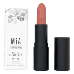 Lūpu krāsa Mia Cosmetics Paris Matt 501 - Calm Camellia, 4 g cena un informācija | Lūpu krāsas, balzāmi, spīdumi, vazelīns | 220.lv