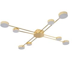 Griestu LED lampa ar pulti Splash 8, Gold cena un informācija | Griestu lampas | 220.lv