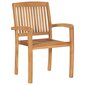 Dārza krēsli vidaXL, 2 gab., antracītpelēki matrači цена и информация | Dārza krēsli | 220.lv