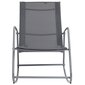 Dārza šūpuļkrēsls vidaXL, 95x54x85 cm, pelēks цена и информация | Dārza krēsli | 220.lv