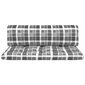Vidējais dārza palešu dīvāns vidaXL, pelēks цена и информация | Dārza krēsli | 220.lv