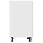 vidaXL apakšējais skapītis ar atvilktnēm, balts, 30x46x81,5 cm cena un informācija | Virtuves skapīši | 220.lv