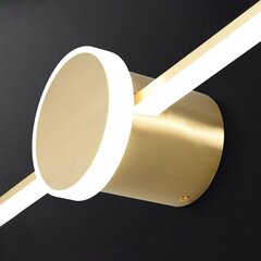 Sienas LED gaismeklis Round Gold, 40 cm цена и информация | Настенные светильники | 220.lv