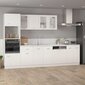 vidaXL virtuves skapītis, balts, 60x46x81,5 cm, skaidu plāksne цена и информация | Virtuves skapīši | 220.lv