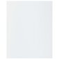 vidaXL plauktu dēļi, 8 gab., spīdīgi balti, 40x50x1,5cm, skaidu plātne cena un informācija | Plaukti | 220.lv