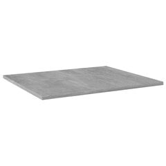 vidaXL plauktu dēļi, 4 gab., betonpelēki, 60x50x1,5 cm, skaidu plāksne цена и информация | Полки | 220.lv