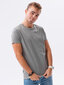 Vīriešu T-krekls Ombre S1370 pelēks цена и информация | Vīriešu T-krekli | 220.lv