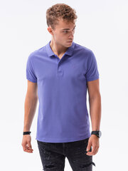 Vīriešu polo krekls Ombre S1374 violets цена и информация | Мужские футболки | 220.lv