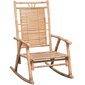 vidaXL šūpuļkrēsls ar matraci, bambuss цена и информация | Atpūtas krēsli | 220.lv