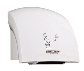 Сушилка для рук STIEBEL ELTRON HTE 4 с инфракрасным датчиком, 1800 Вт, белая цена и информация | Аксессуары для ванной комнаты | 220.lv