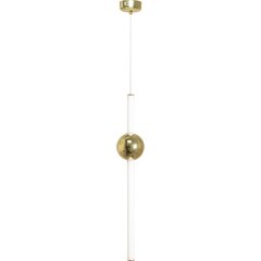 Piekaramā LED lampa Orionis, White/Gold cena un informācija | Lustras | 220.lv