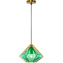 Piekaramā lampa Calliope C, Green cena un informācija | Lustras | 220.lv