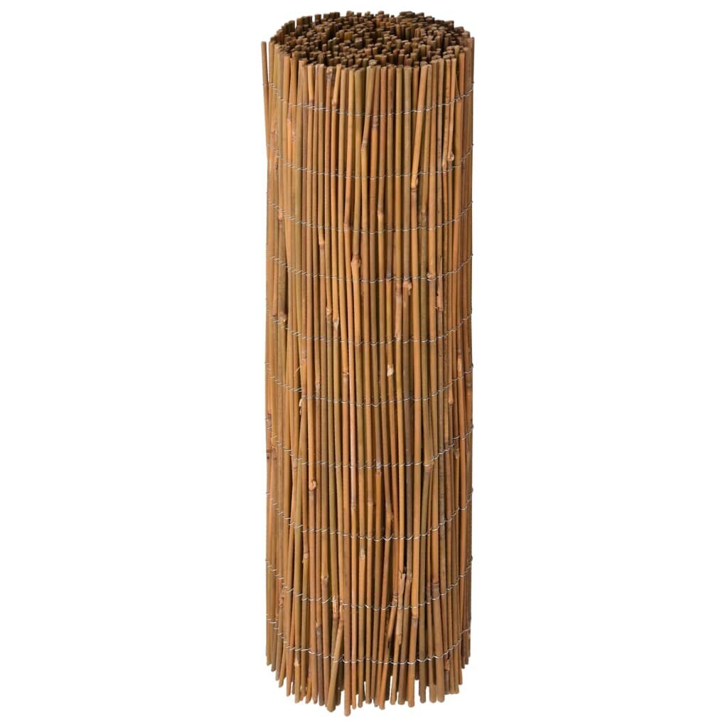 vidaXL bambusa žogs, 500x100 cm cena un informācija | Žogi un piederumi | 220.lv