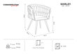 2-u krēslu komplekts Cosmopolitan Design Shirley, zaļš cena un informācija | Virtuves un ēdamistabas krēsli | 220.lv