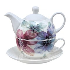 Заварочный чайник Ambition с чашкой Watercolor, 370 мл цена и информация | Чайники, кофейники | 220.lv