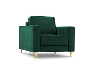Кресло Cosmopolitan Design Fano, зеленое/золотистое цена и информация | Кресла для отдыха | 220.lv